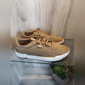 Puma RARE Soft Foam Casual Shoes Men's Size 9.5 Tan Brown Khaki 395196 01 NEW